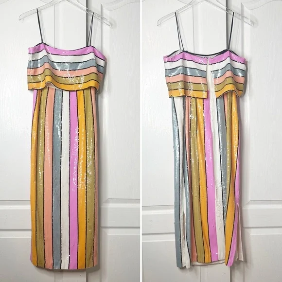 Veronica Beard Ivanna Sequin Stripe Midi Dress Size 6 NWOT is available for  purchase on au PAY Market - Imported Goods Online Store Co.Ltd. | au PAY  Market - Online Shopping Site